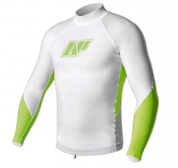 Lycra Classic Long sl. White/Green 