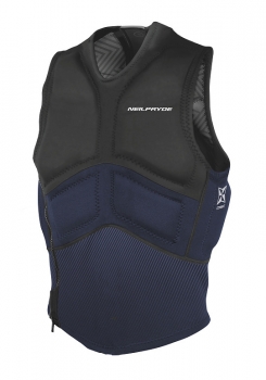 Vesta Combat Impact Vest Side Zip Black/Navy 