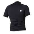 Lycra Star Rash Vest Short sl. Black 
