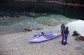 SUP Pádlo Diamond Carbon 35%  6,75''; 3-dílné lavander 