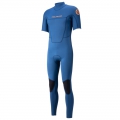 Neopren Rise Short Arm Back Zip D/L Navy  