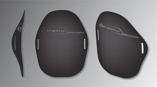 3D Anatomical back support