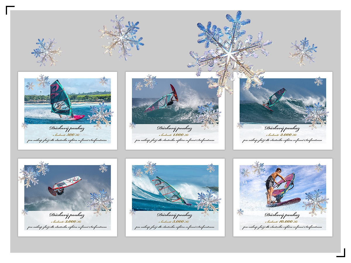 Vánoční dárkové poukazy - obdarujte své blízké.