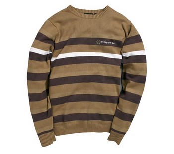 Svetr Swell Crew Pullover hnědá 