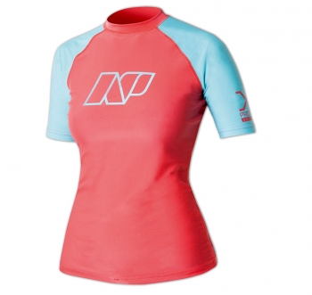 Lycra Classic Women Short sl. Orange/Blue  