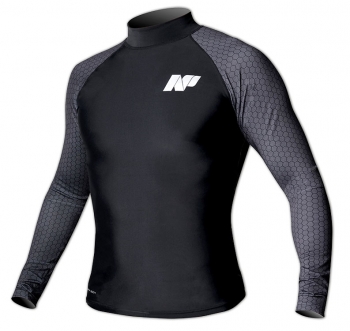 Lycra Honeycomb Long sl. Black 