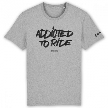 Triko Tee Fanatic Addicted Short.sl. Heather Gray 