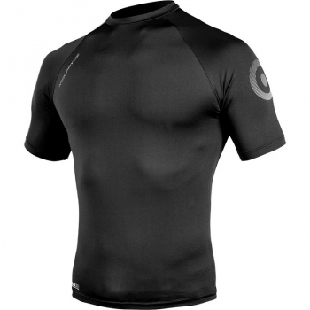 Lycra Rise Short sl. Black/White print 