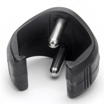Double Pin Locker Black (Hard Plastic)  