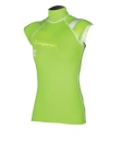Lycra Hypnotize Rash Vest Capsleeves Women Green 