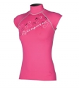 Lycra Trax Rash Vest Capsleeves Women Pink 