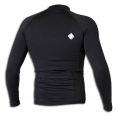 Lycra Star Rash Vest Long sl. - Black  