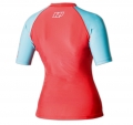 Lycra Classic Women Short sl. Orange/Blue  
