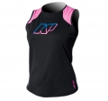 Lycra Lady Racerback Women Quick Dry Short sl. Black/Pink 