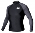 Lycra Honeycomb Long sl. Black 