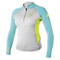 Spark Neo Top Women L/S silver/mint/green 