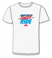 Triko Fanatic Addicted To Ride Short.sl.  White 