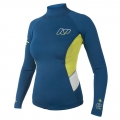 Spark Neo Top Women L/S Navy/Lime/Grey 