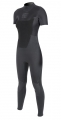 Neopren Spark Shorty Arm Women Back Zip Graphite/Blue 