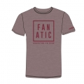 Triko Tee Fanatic Addicted Heather Cranberry 