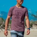 Triko Tee Fanatic Addicted Heather Cranberry 