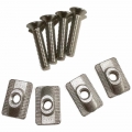 Set šroubů 4x T-nut Board foil Mounting 