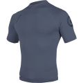 Lycra Rise Short sl. Pewter/Navy print 