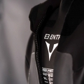 Neopren Mission Short Arm Back Zip Black  