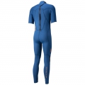 Neopren Rise Short Arm Back Zip Navy  