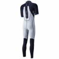 Neopren Rise Short Arm Back Zip Navy  