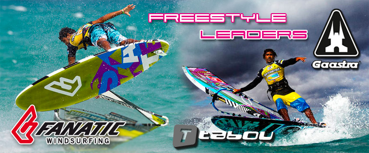 Fanatic and Gaastra - freestyle leaders